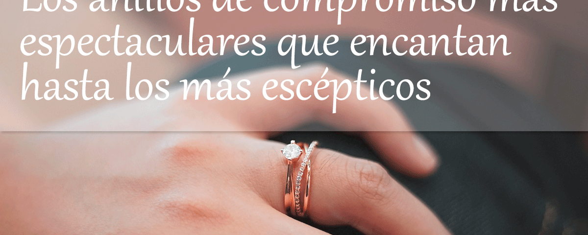 anillos de compromiso