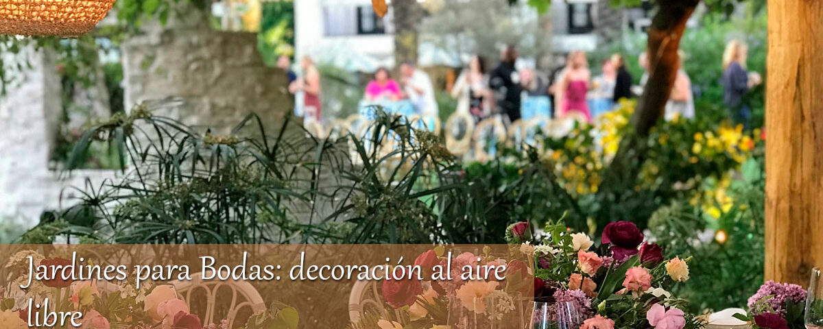 Jardines para Bodas: decoración al aire libre 7 Decoración ideal para los jardines de boda en Albacete