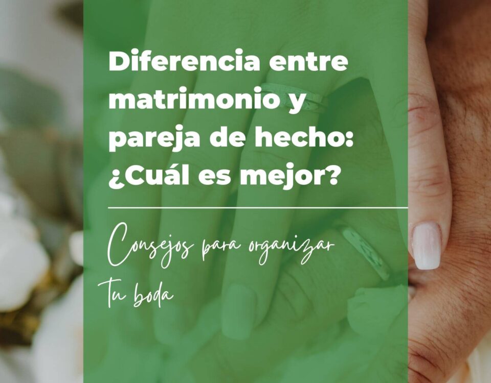 Diferencia entre matrimonio y pareja de hecho: ¿Cuál es mejor? 2 Diferencia entre matrimonio y pareja de hecho
