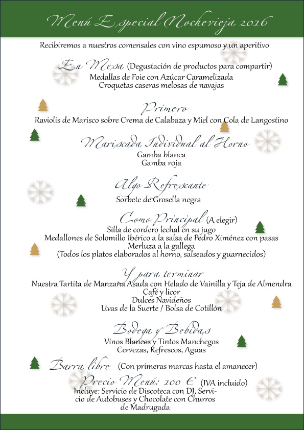menu nochevieja 2016