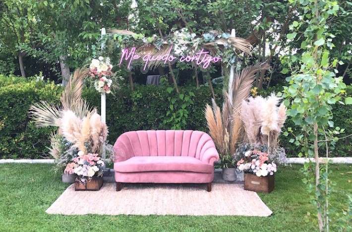 Experiencias únicas para tus invitados 10 Photocall para invitados en una boda